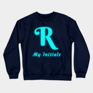 Letter R Letter Art Crewneck Sweatshirt